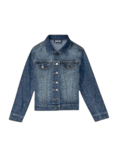 Image for Kids Girl's Plain Denim Jacket,Jeans