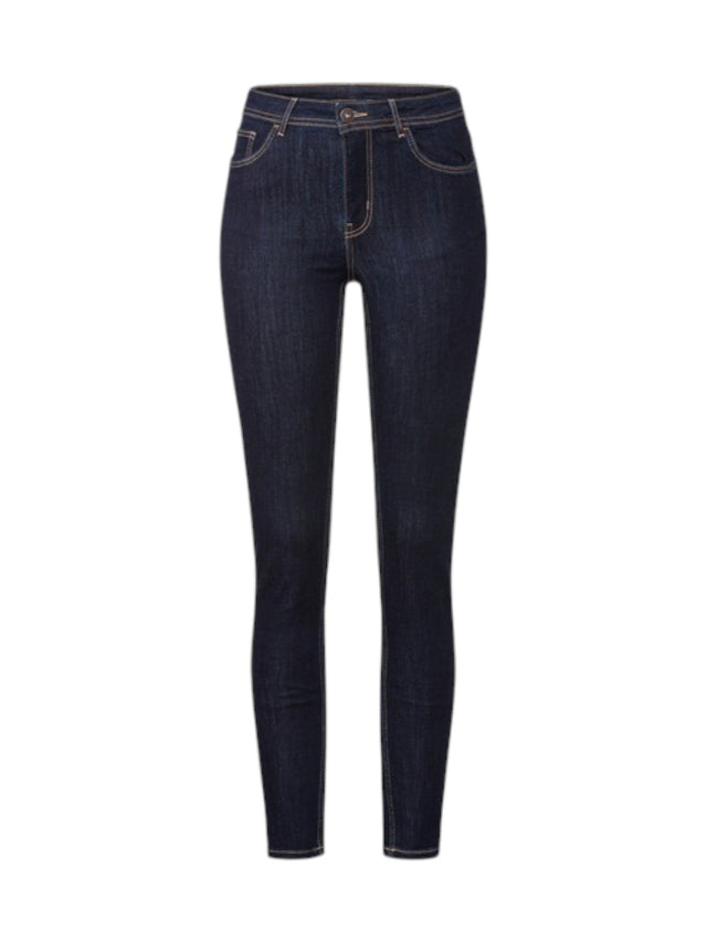 Image for Women's Plain Skinny Jeans,Navy