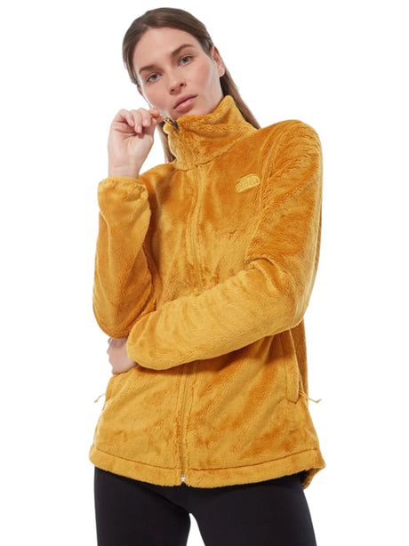 Image for Women's Faux Fur Jacket,Mustard Yellow
