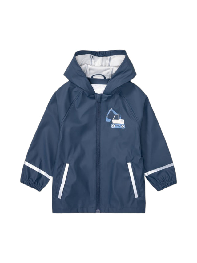 Image for Kids Boy's Waterproof Jacket Two Pockets,Dark Blue