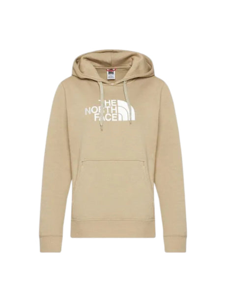Image for Women's Brand Logo Printed Hoodie,Beige