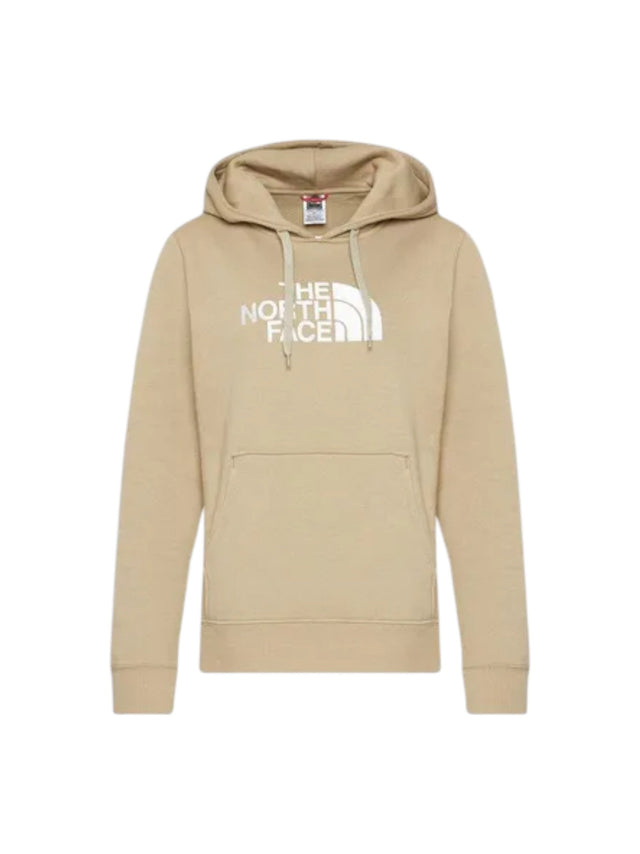Image for Women's Brand Logo Printed Hoodie,Beige