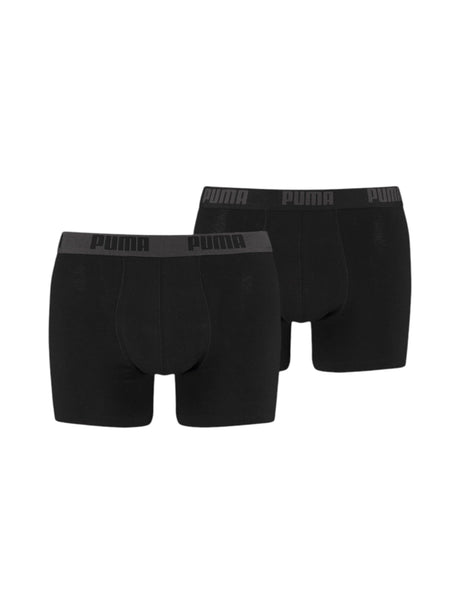 Image for Men's 2 Pieces Plain Boxers Set,Black