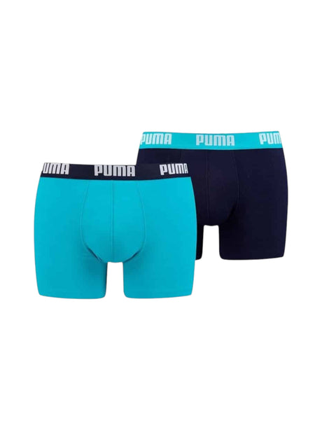 Image for Men's 2 Pieces Plain Boxers Set,Blue