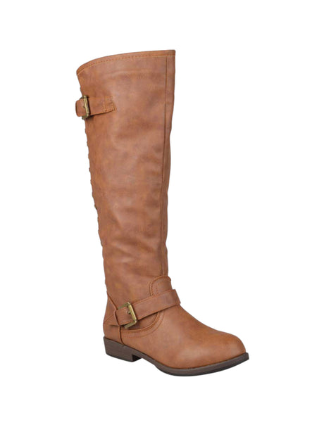 Image for Women's Plain Knee High Boots,Chestnut 