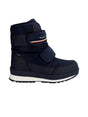 Image for Kids Boy's Quilted Cold Weather Ankle Boots,Navy