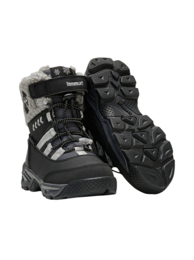 Image for Women's Printed Lined Snow Ankle Boots,Black