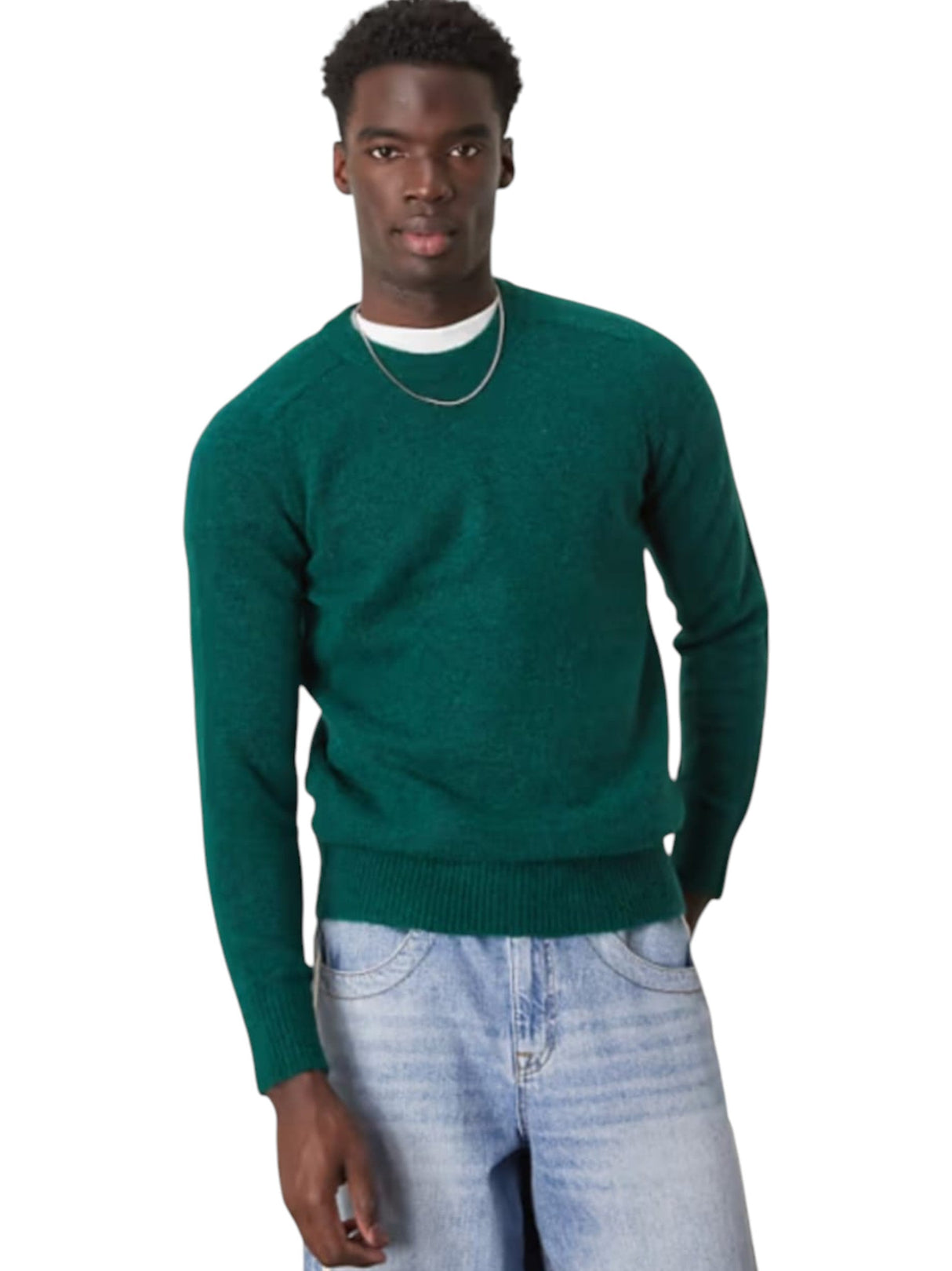 Image for Men's Knitted Sweaters,Olive