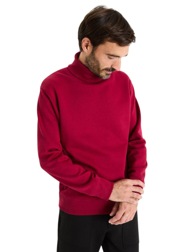 Image for Men's Plain Sweaters,Burgundy