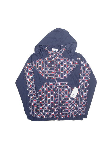 Image for Men's Printed Jacket,Navy
