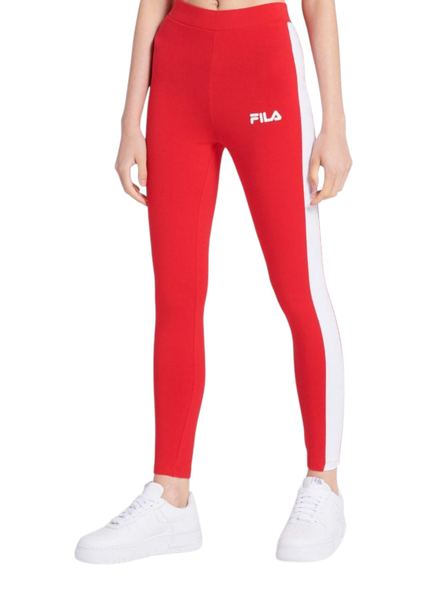 Image for Women's Striped Side Legging,Red
