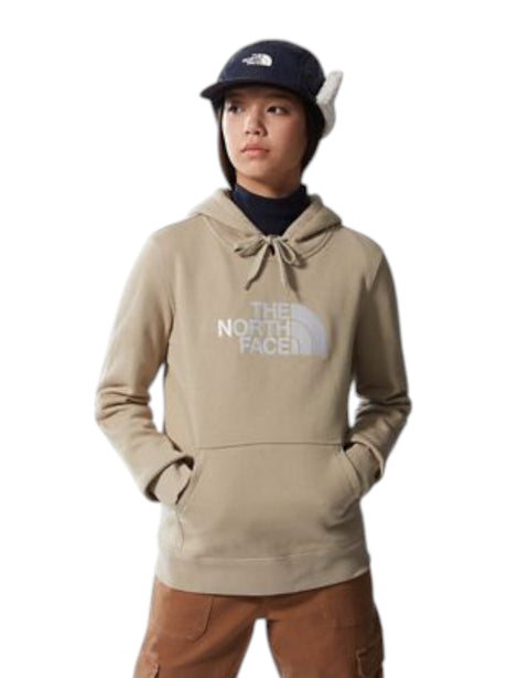 Image for Women's Brand Logo Ebroidered Hoodie,Beige