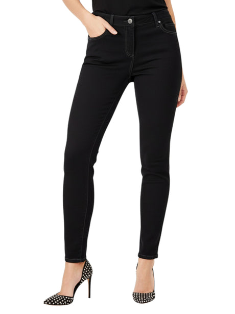 Image for Women's Plain Jeans,Black