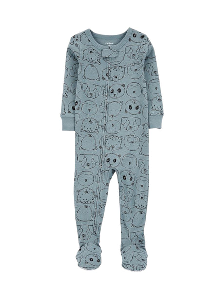 Image for Kids Boy's Printed Jumpsuit,Light Blue
