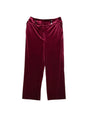 Image for Women's Velour Classic Pants,Burgundy