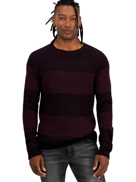 Image for Men's Knitted Sweaters,Burgundy