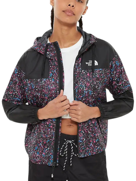 Image for Women's Printed Multi Color Dotted Jacket,Black