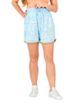 Image for Women's Printed Short,Light Blue\White