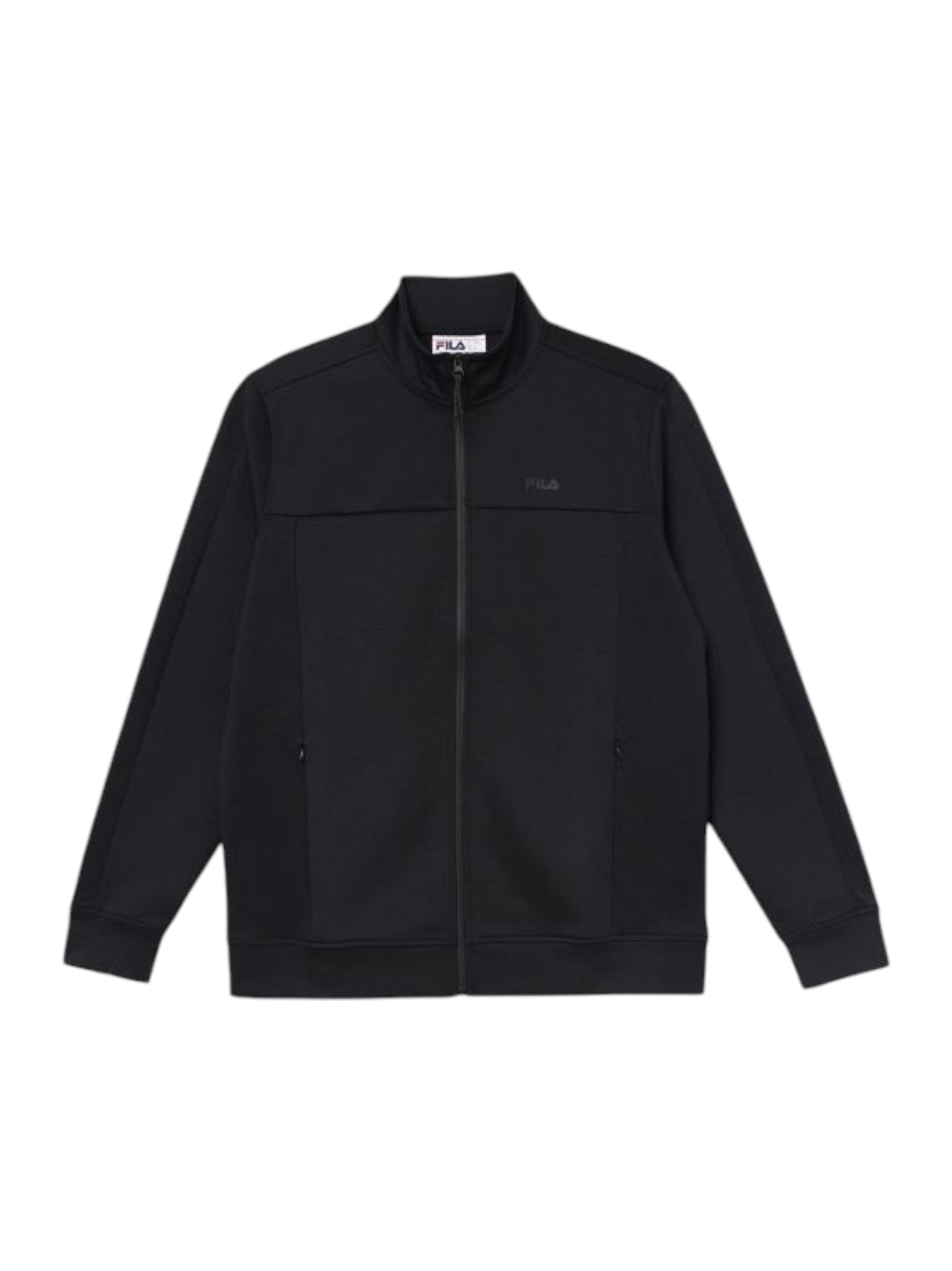 Image for Men's Plain Solid Jacket Two Pockets ,Black