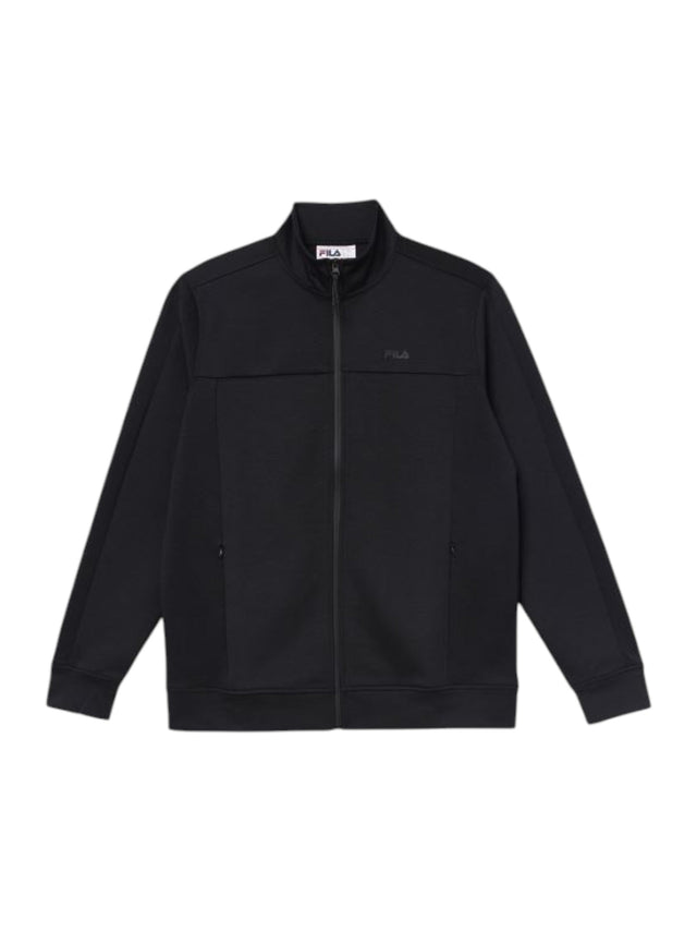 Image for Men's Plain Solid Jacket Two Pockets ,Black
