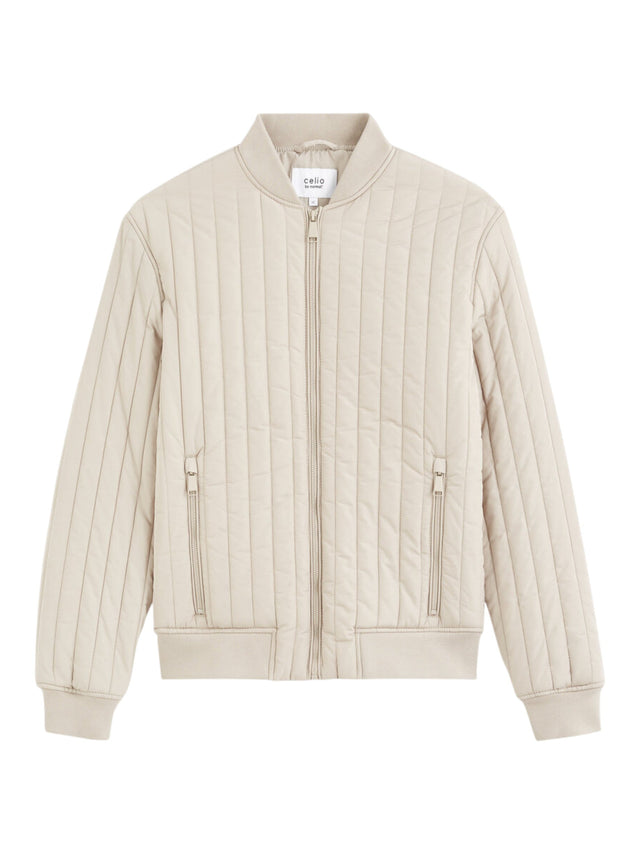 Image for Men's Quilted Jacket Two Pockets,Light Beige