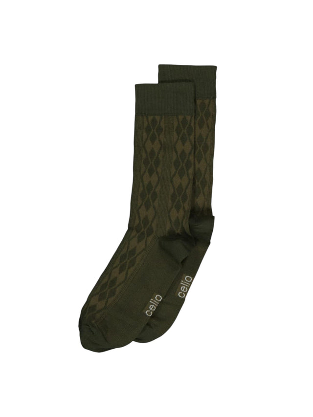 Image for Men's Knitted Socks,Olive