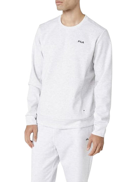 Image for Men's Brand Logo Printed Sweaters,Light Grey