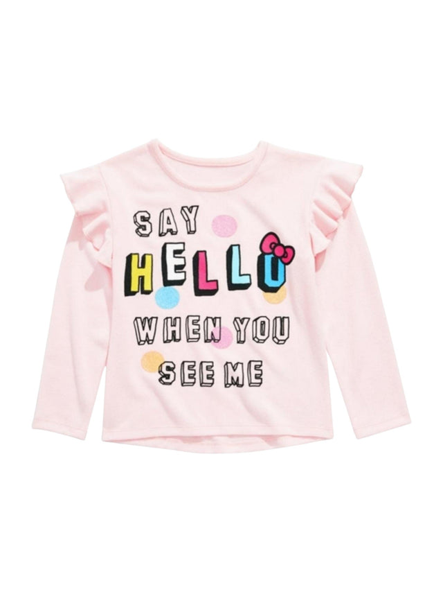 Image for Kids Girl's Printed Top,Rose