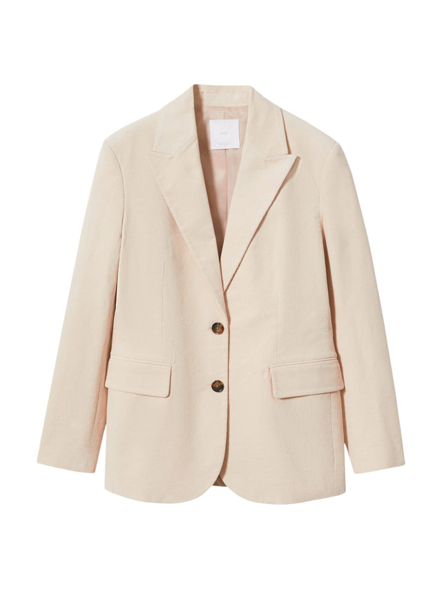 Image for Women's Plain Blazer,Beige
