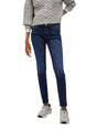 Image for Women's Washed Skinny Jeans,Navy