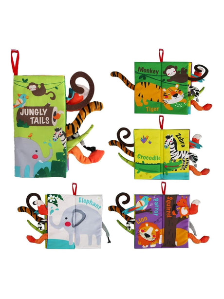 Image for Jungle Animal Tails Cloth Book