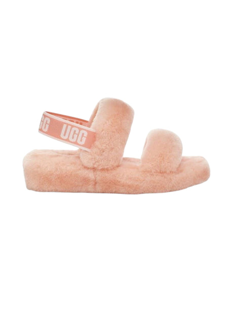 Image for Women's Faux Fur Slipper,Peach