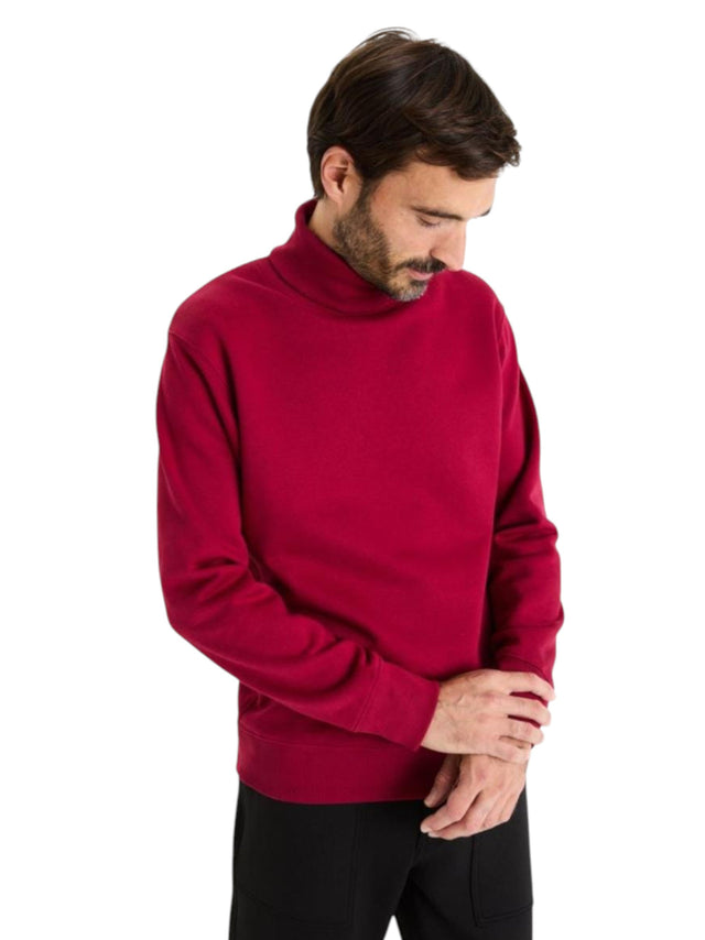 Image for Men's Plain Sweaters,Burgundy