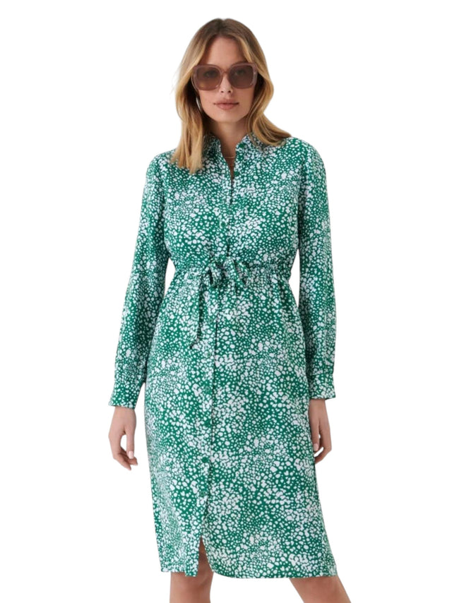 Image for Women's Dotted Dress,Green