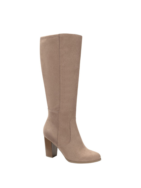 Image for Women's Textured Knee High Boot,Taup