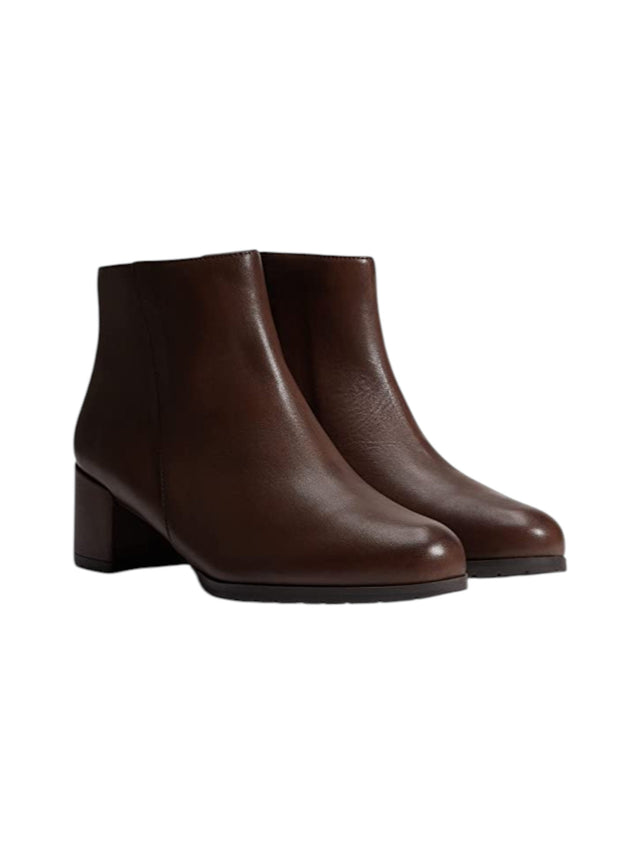 Image for Women's Plain Ankle Boots Heels,Brown