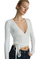 Image for Women's Ribbed Top,White