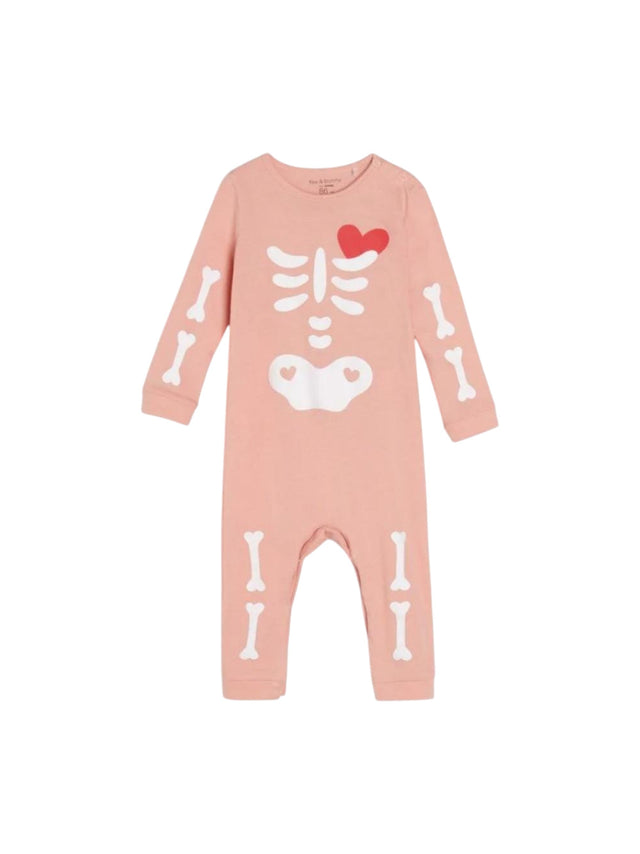 Image for Kids Girl's Printed Jumpsuit,Peach
