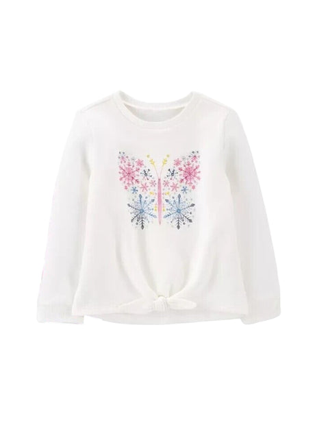 Image for Kids Girl's Printed Top,White