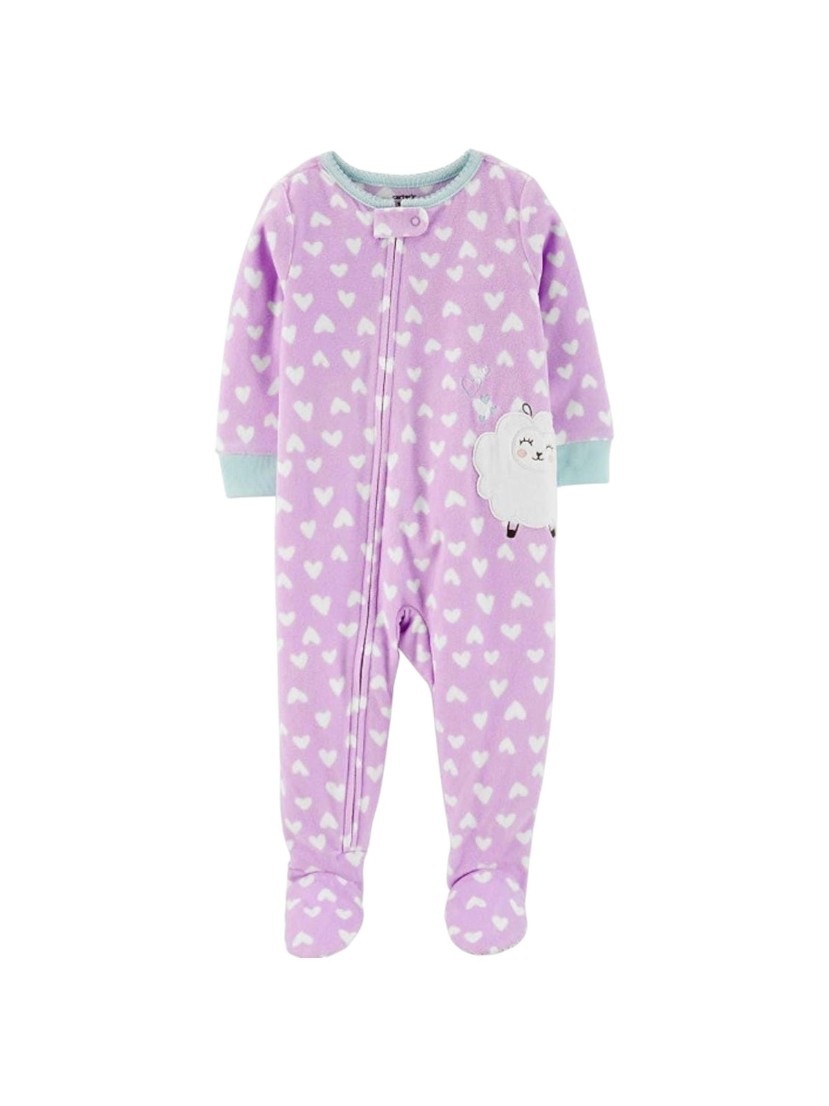 Image for Kids Gitl's Hearts Printed Jumosuit,Purple
