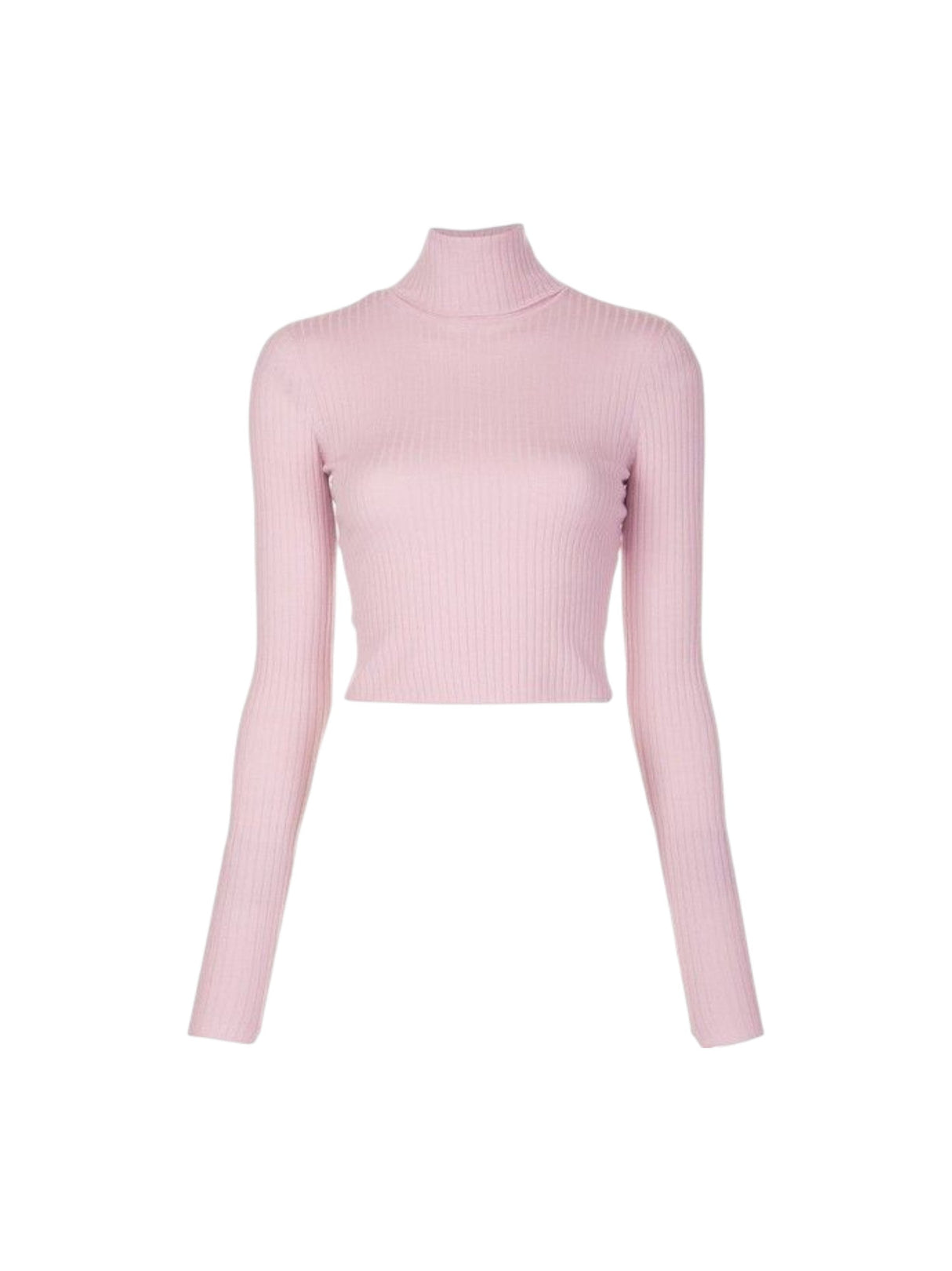 Image for Women's Ribbed Knitted Sweaters,Pink
