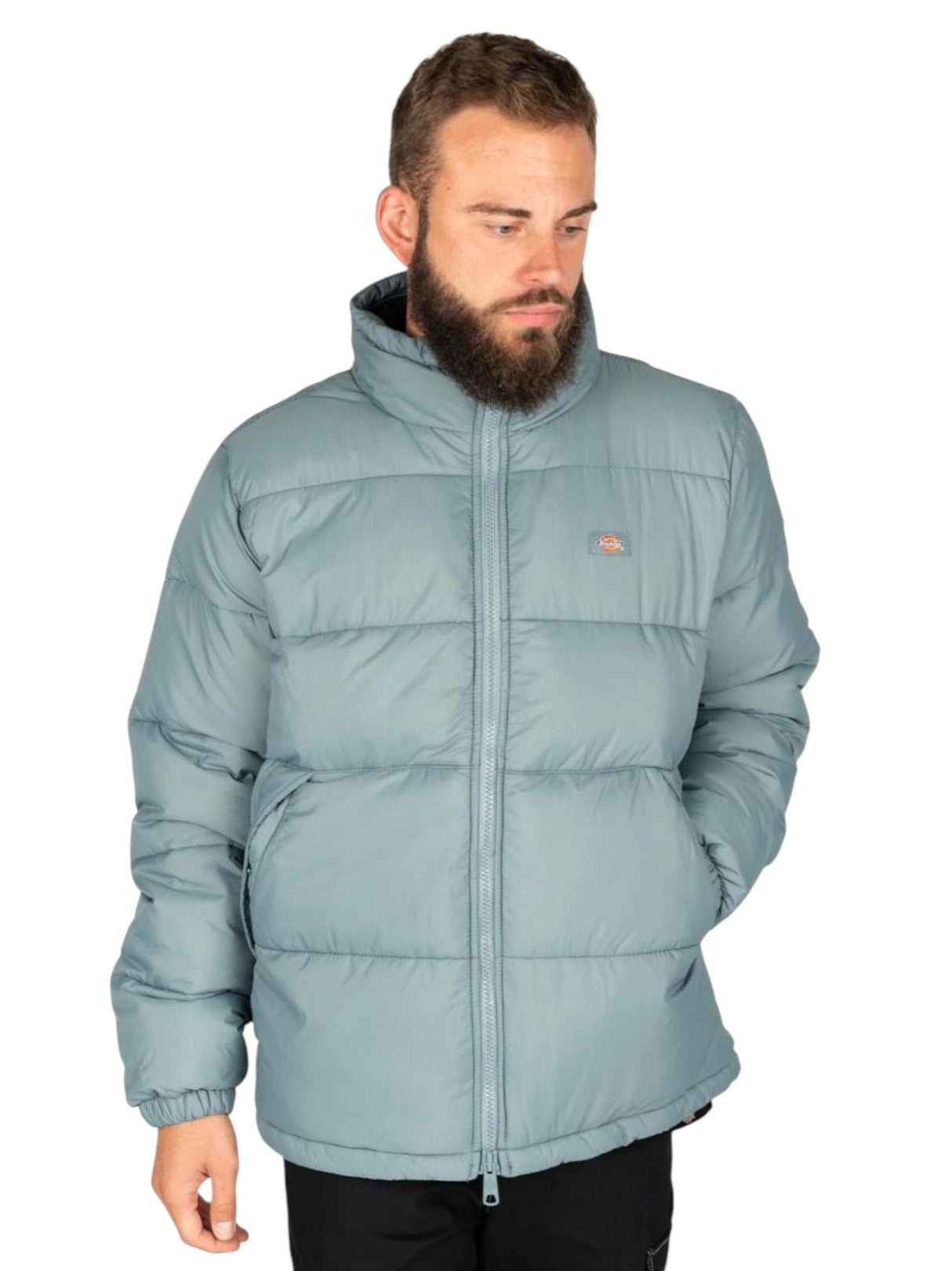 Image for Men's Quilted Jacket,Dust Aqua