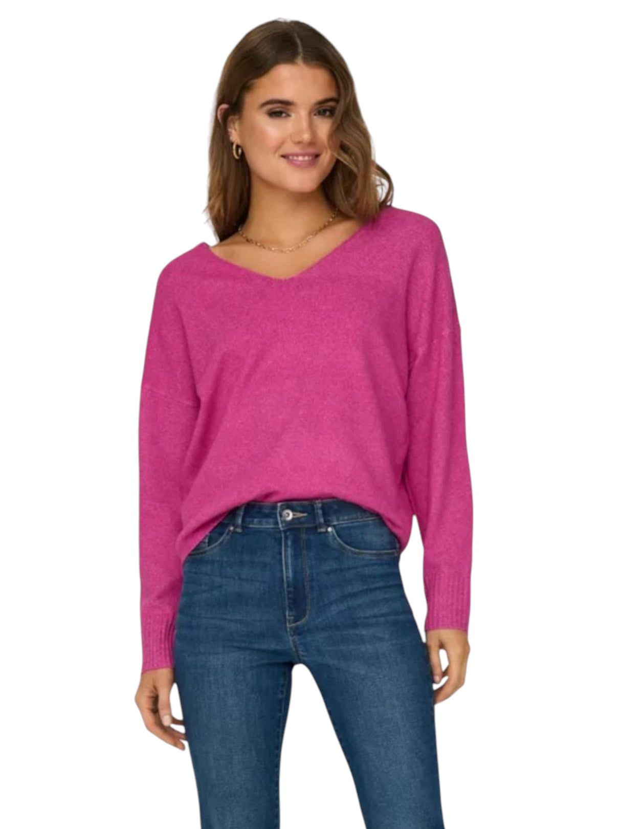 Image for Womne's Knitted Sweaters,Pink