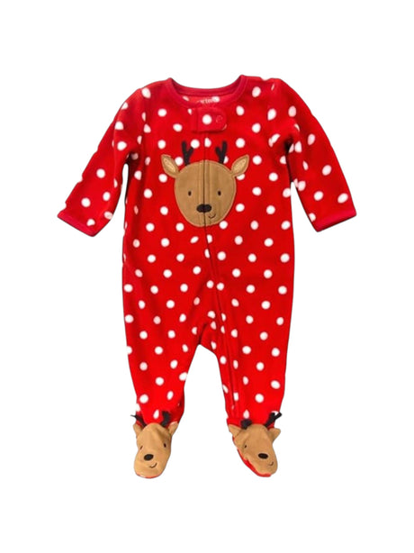 Image for Kids Girl's Dotted Printed Jumpsuit,Red
