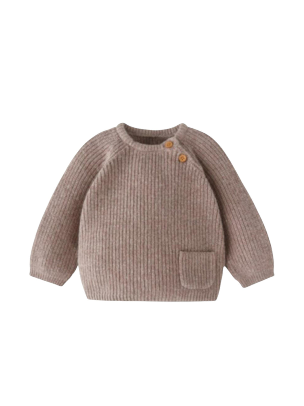 Image for Kids Girl's Knitted Sweaters,Brown