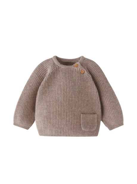 Image for Kids Girl's Knitted Sweaters,Brown
