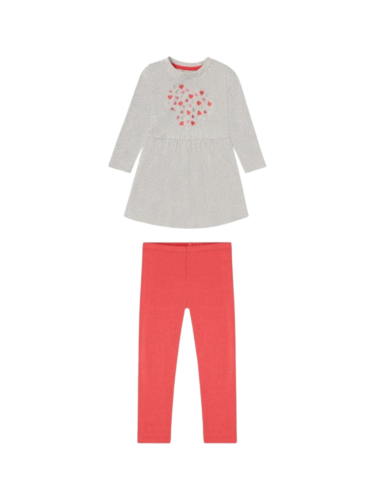 Image for Kids Girl's Printed Set Dress&Pant,Grey