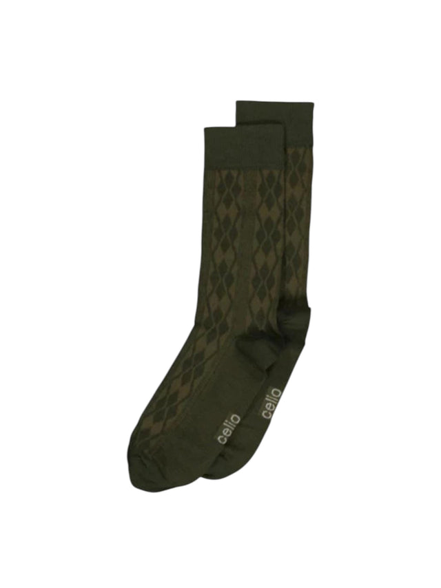 Image for Men's Knitted Socks,Olive