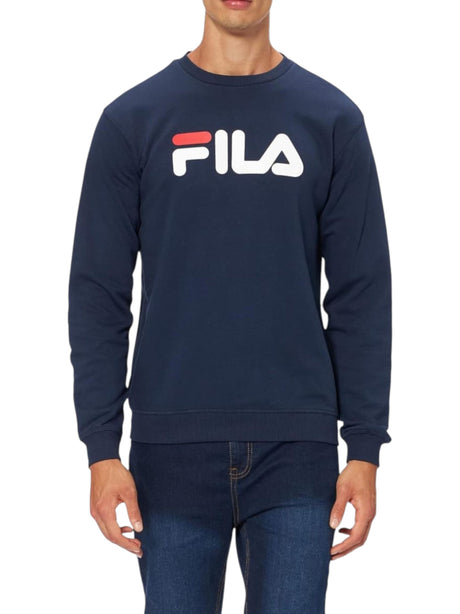 Image for Men's brand Logo Printed Sweaters,Navy