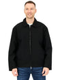 Image for Men's Plain Solid Jacket,Black